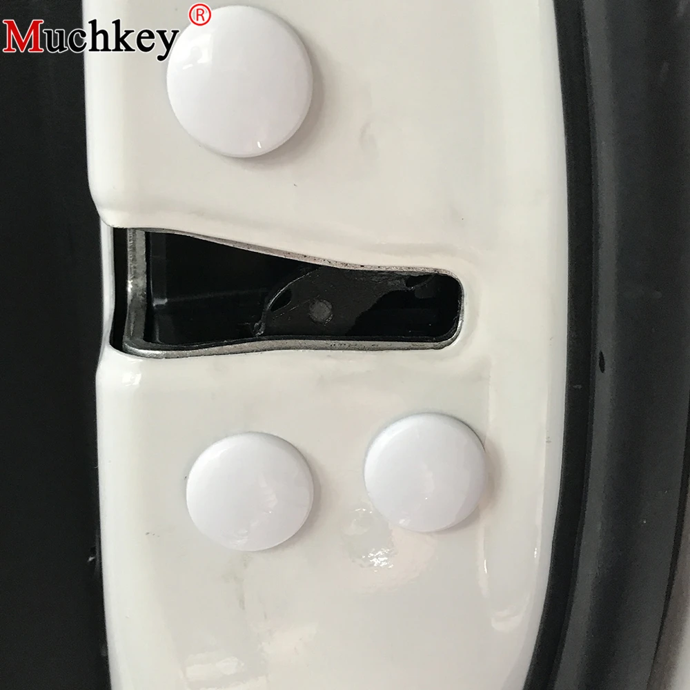 Unversal Car Door Lock Screw Protection Protector Stickers Covers Waterproof Doors For BMW All