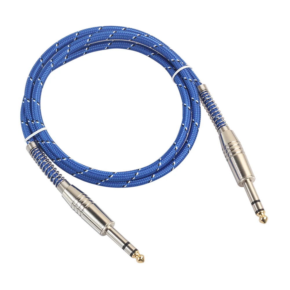 6.35mm to 6.35mm Audio Cable Male to Male For Electric Guitar Mixer
