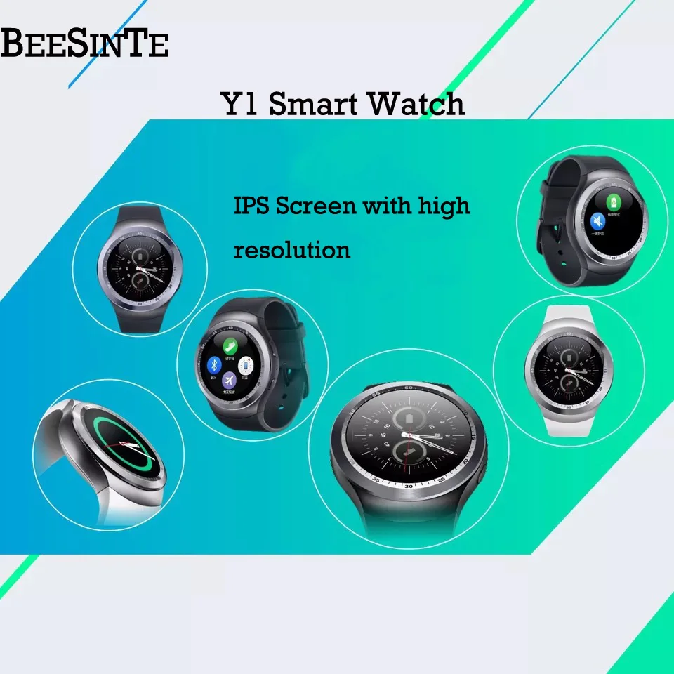 Смарт-часы Bluetooth умный Браслет Водонепроницаемый телефонный вызов поддержка с GSM Sim фитнес-трекер для информации Android