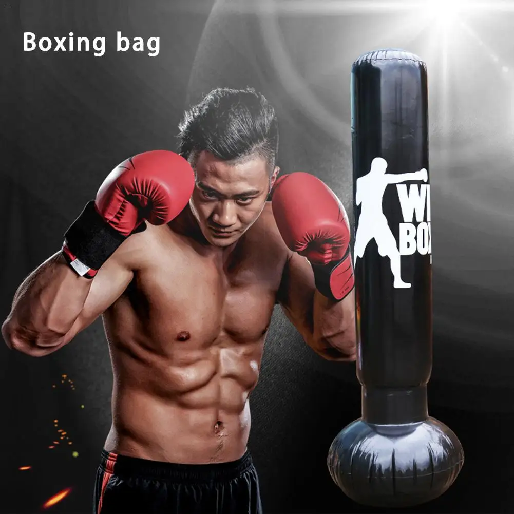 Надувная боксерская сумка для детей декомпрессия Для Взрослых Фитнес боксерская песочница фитнес-игрушка