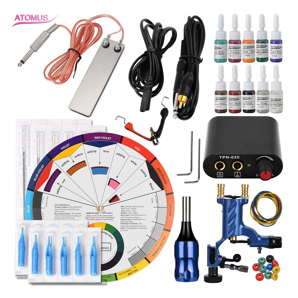 

Rotary Tattoo Machine Tatuagem Caneta Profesional Tatoo Pen Permanent Makeup Tatto Kit Maquina Tatuagem Tattoo Profissional Kit