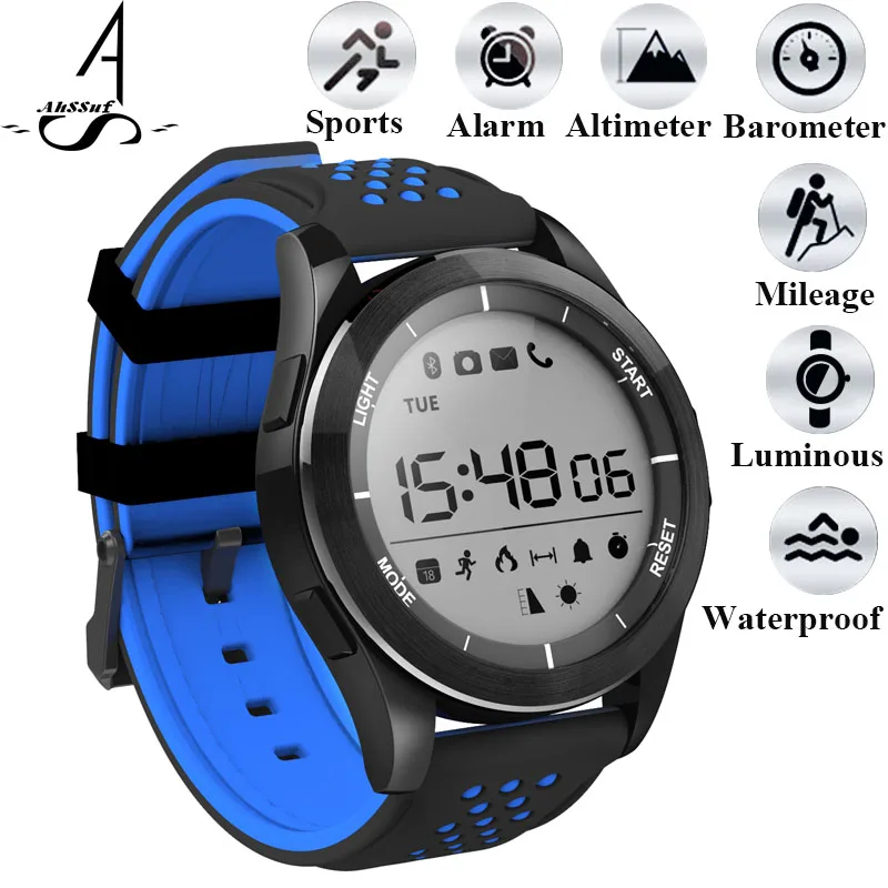 AhSSuf Smart Watch Bracelet IP68 waterproof Altimeter Smartwatch