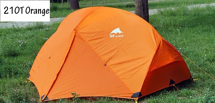 2 человек 4 сезон палатка Открытый Сверхлегкий Туризм альпинизмом Охота Водонепроницаемый палатки 3f ul шестерни