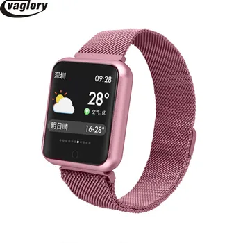 

P68 Smartband Women Men Wirstwatch With Heart Rate Monitor Blood Pressure Oxygen Sport Activity Tracker Fitness bracelet