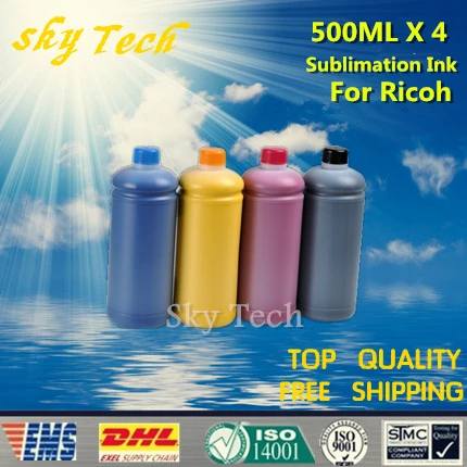 

500ML*4 Sublimation Ink For Ricoh , GC-41 GC-31 Sublimation Ink for Ricoh SG2100 SG2010L SG3120 SG3100 SG3110DN SG3110DNW SG7100