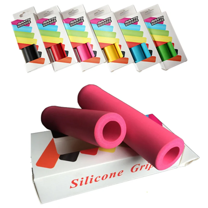 2016 New products UltraLight Silicone Material Handlebar Girps High Density MTB Bicycle Handlebar Anti-slip Cycling Grip Cover