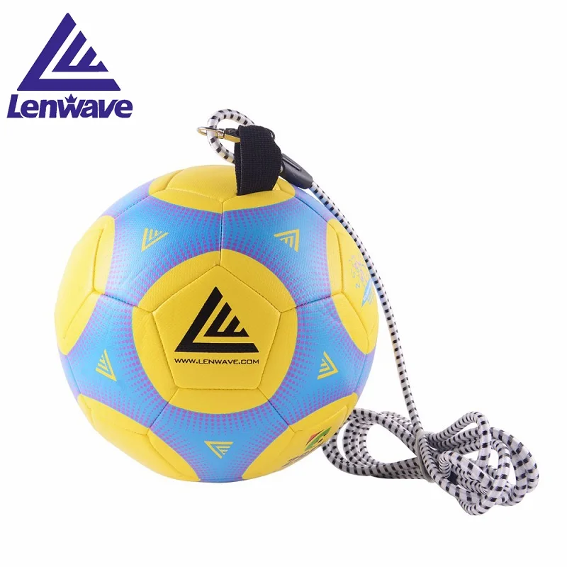 

2.5M Elastic Rope High Quality Official Size 5 Football Ball PU Professional Durable Soccer Balls For Training Playing With Net