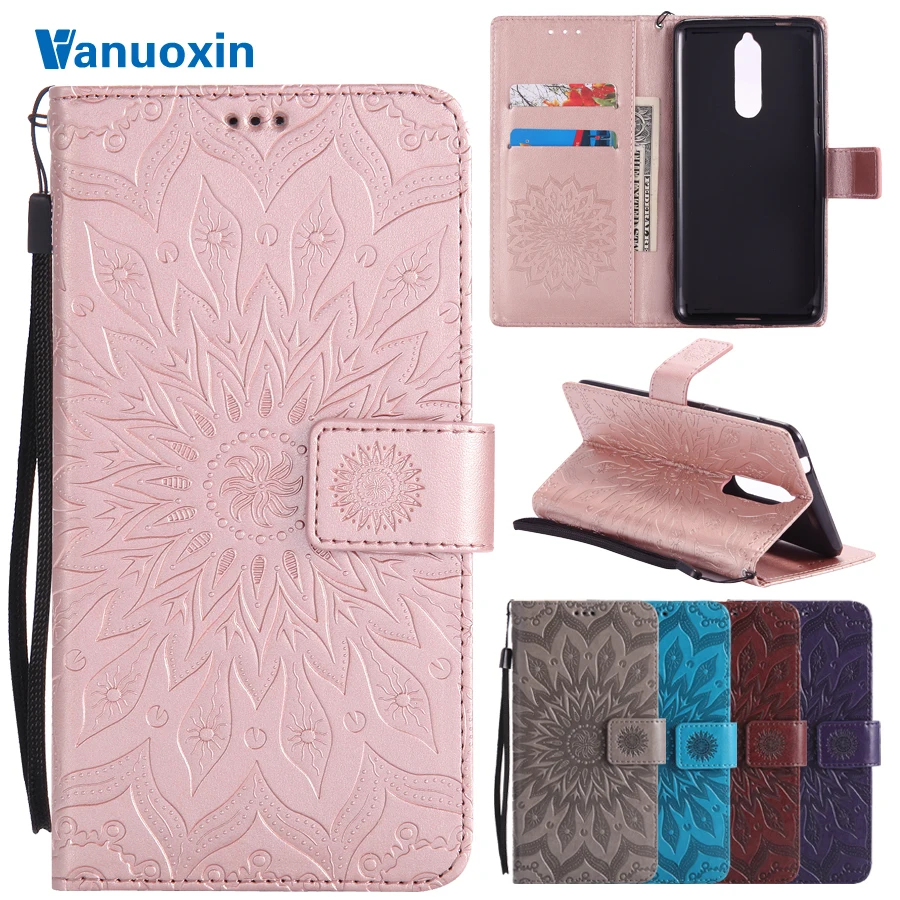 

Nokia8 Phone Cases For Fundas Nokia 8 case For coque Nokia 8 case cover 3D pattern Wallet Flip Cover Leather Case Capa
