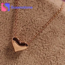 2017 Hot Sale Elegant Women Gold Heart Bib Statement Pendant Chain Necklaces Women Choker Jewelry Accessory Wholesale All Match
