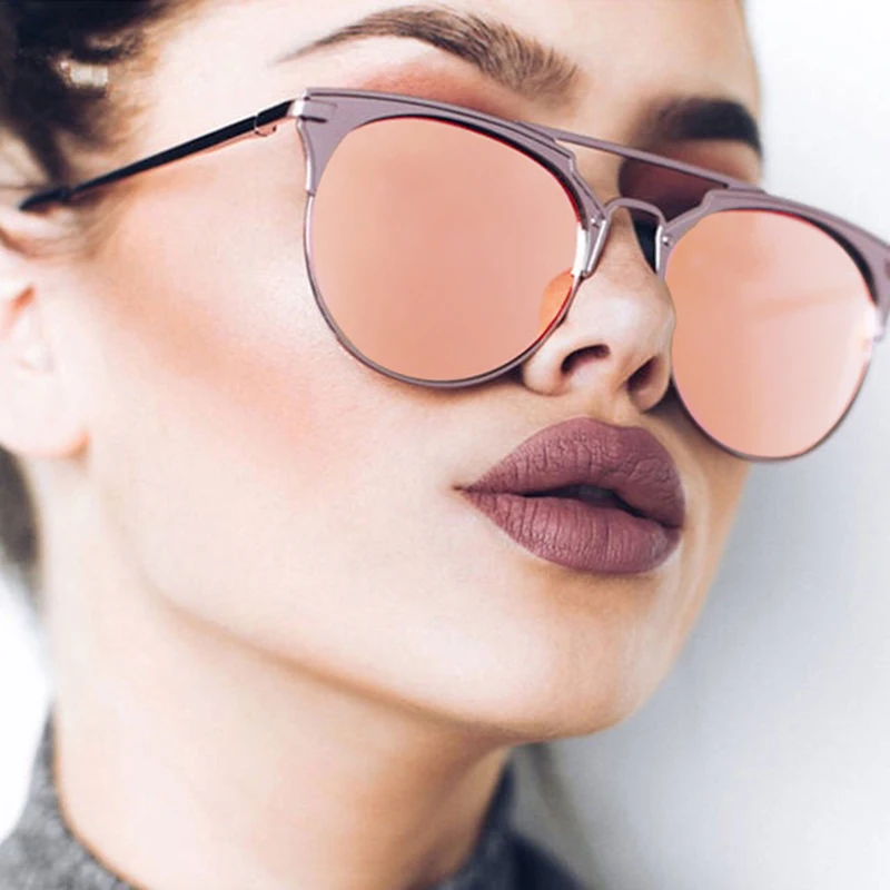 

CandisGY Sunglass Original Brand Sunglasses Women Glasses Fashion Shades luxury Coating 2018 New Eyewear metal frame work