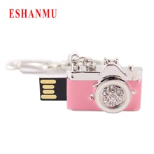 Реальная емкость флеш-накопитель камера крутой металлический стиль 2 ГБ 4 ГБ 8 ГБ 16 ГБ 32 ГБ флеш-накопитель хорошее качество USB флэш-накопитель U диск мини