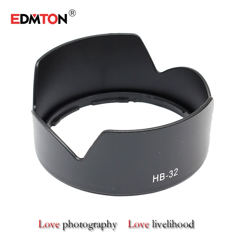 EDMTON HB-32 67mm HB 32 HB32 Lens Hood Reversible Camera Accessories for Nikon D90 D5200 D7000 D7100 D5100 18-105mm 18-140mm | Электроника