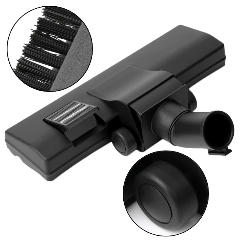 

Black High Qulality 32mm Vacuum Cleaner Parts Brush Head Tool Replacement For Floor Carpet