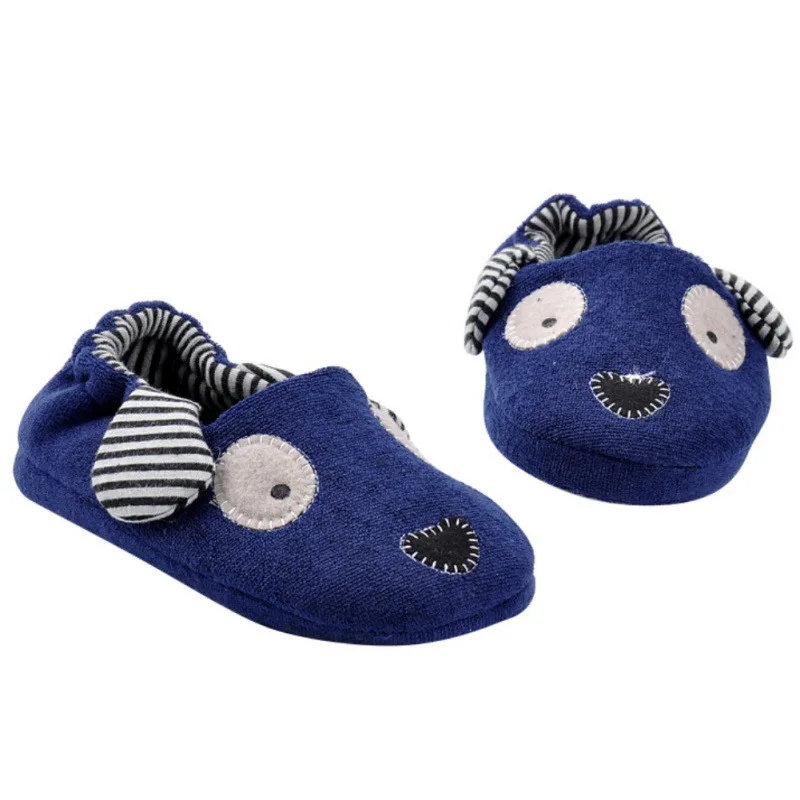 Осенняя брендовая милая детская обувь для маленьких мальчиков и девочек; Домашние хлопковые тапочки; удобная теплая обувь; кроссовки - Цвет: DL
