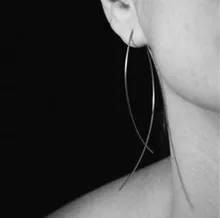Simplicidade Em Forma de peixe Fio De Cobre Handmade Brinco para As Mulheres Brincos gota Boucle D'oreille Femme Feminino 2017