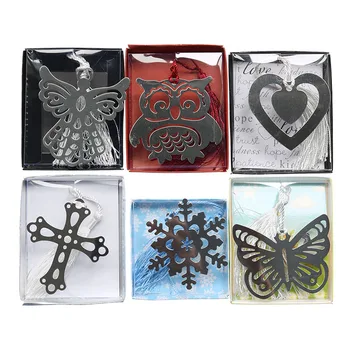 

1pc Beautiful Creative Metal Bookmarks Christmas Activities Gifts Snowflakes Love Butterfly Bookmarks Children Cute Stationery