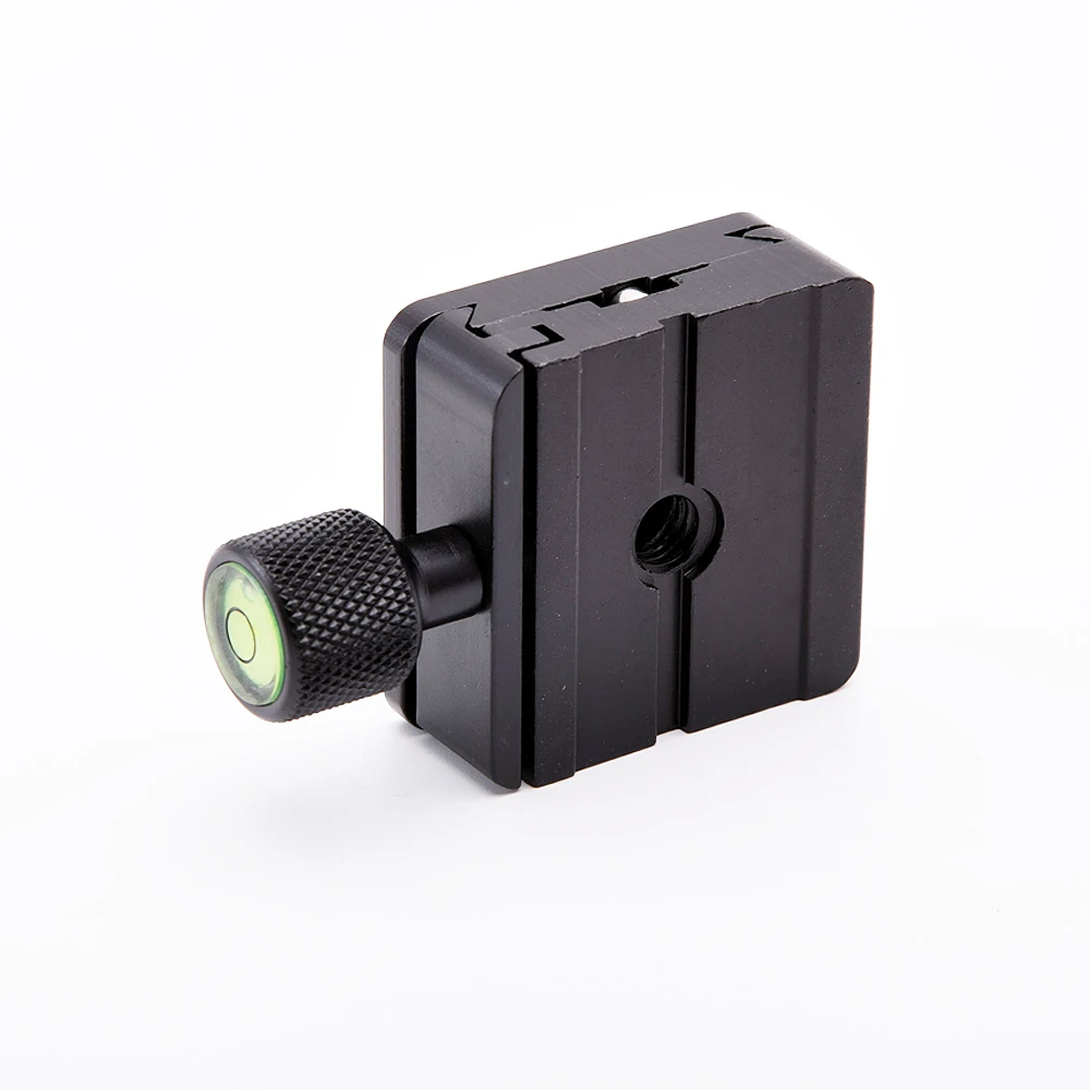 Adapter-Plate-Square-Clamp-with-Gradienter-for-Quick-Release-Plate-for-Tripod-Ball-Head-Arca-Swiss