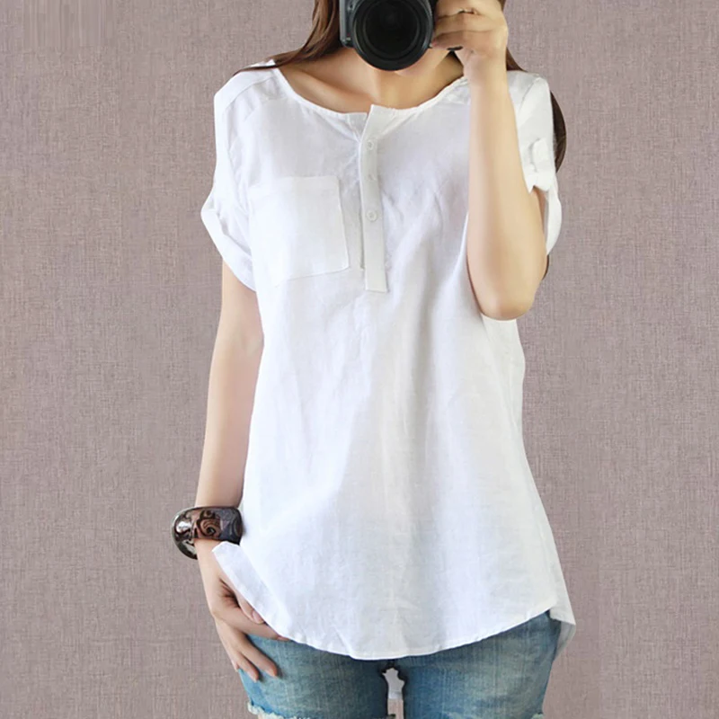 Aliexpress.com : Buy T shirt Women Summer Casual Linen