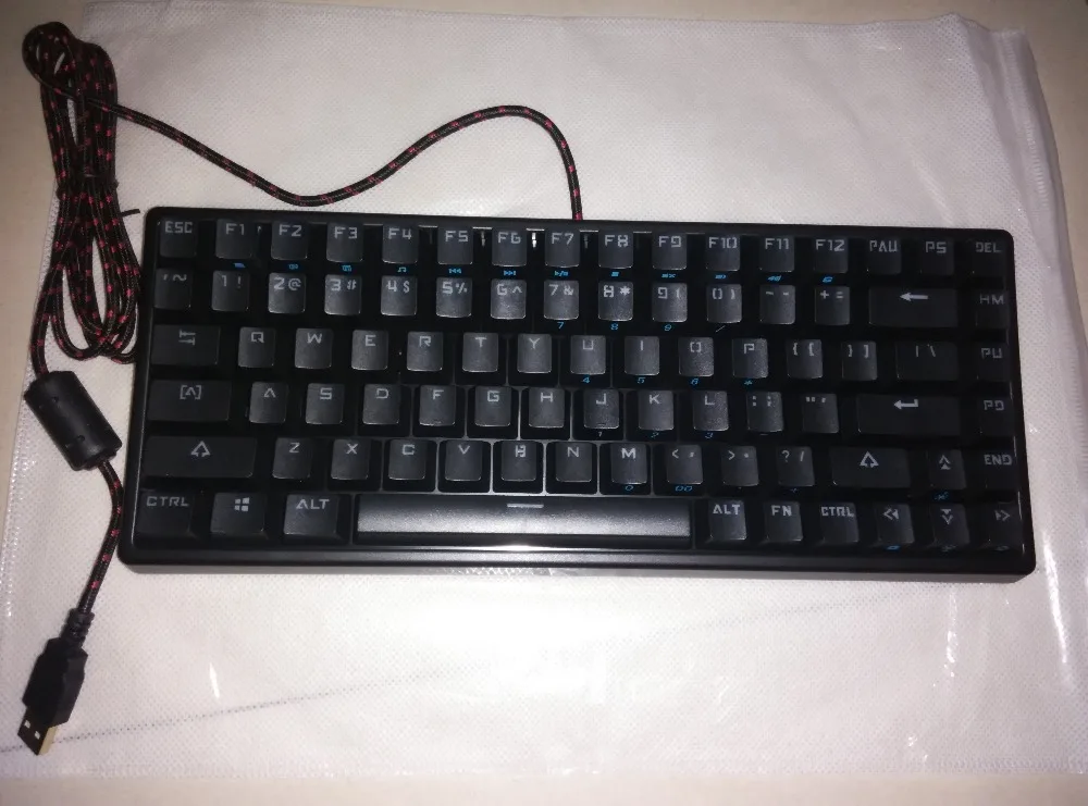

Keycool 84 mechanical keyboard kailh mx switches backlighting game keyboard mini board