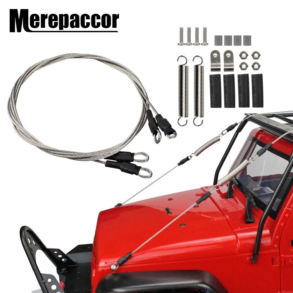 MEREPACCOR RC Автомобильная Модифицированная часть стальная веревка для 1/10 Crawler Traxxas TRX4