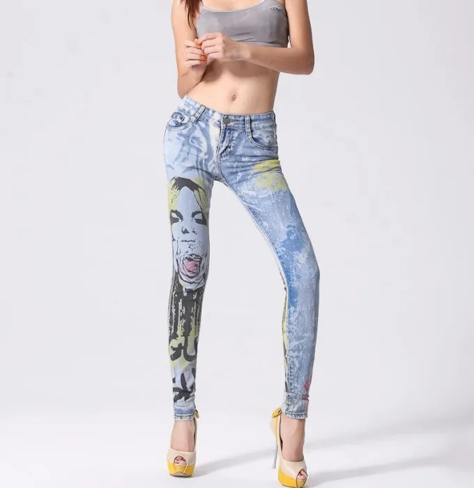 painting pants on a girl