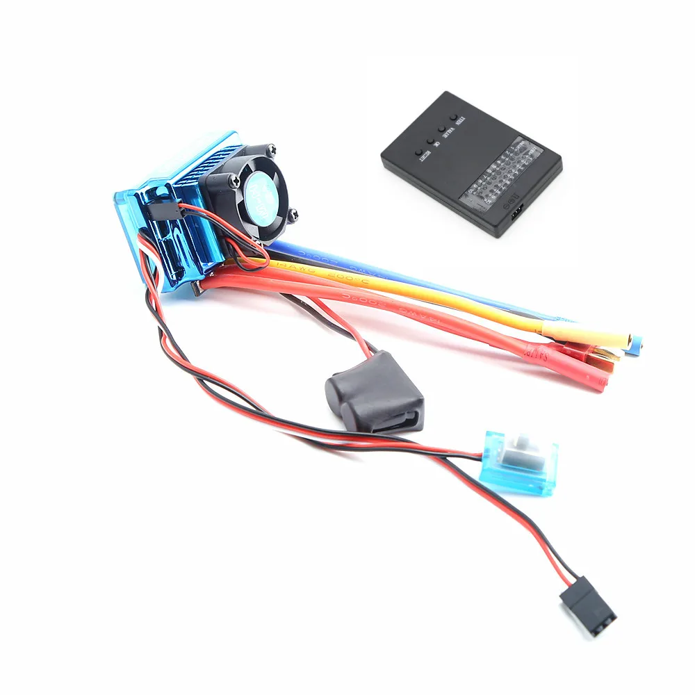 

2019 New Waterproof 45A 60A 80A 120A Brushless ESC Electric Speed Controller Dust-proof for 1/8 1/10 1/12 RC Car Crawler RC Boat