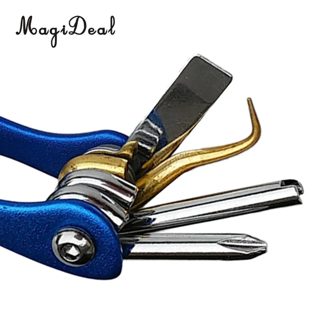 MagiDeal 8 in 1 Scuba Diving O-Ring Pick Wrench Screwdriver Multi Tool for Repairing Adjusting