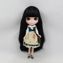 Одежда для 1/6 Blyth куклы Icy 3 шт. платье-передник и сумочка узор случайные игрушки подарок