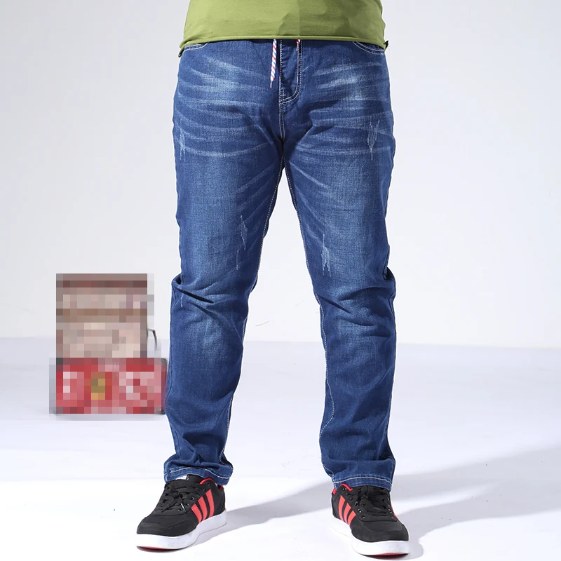 

Men Baggy Jeans Loose Fit Stretch Jeans Men Straight Jean Pant Casual Loose Style Jeans Plus Size 2XL-8XL