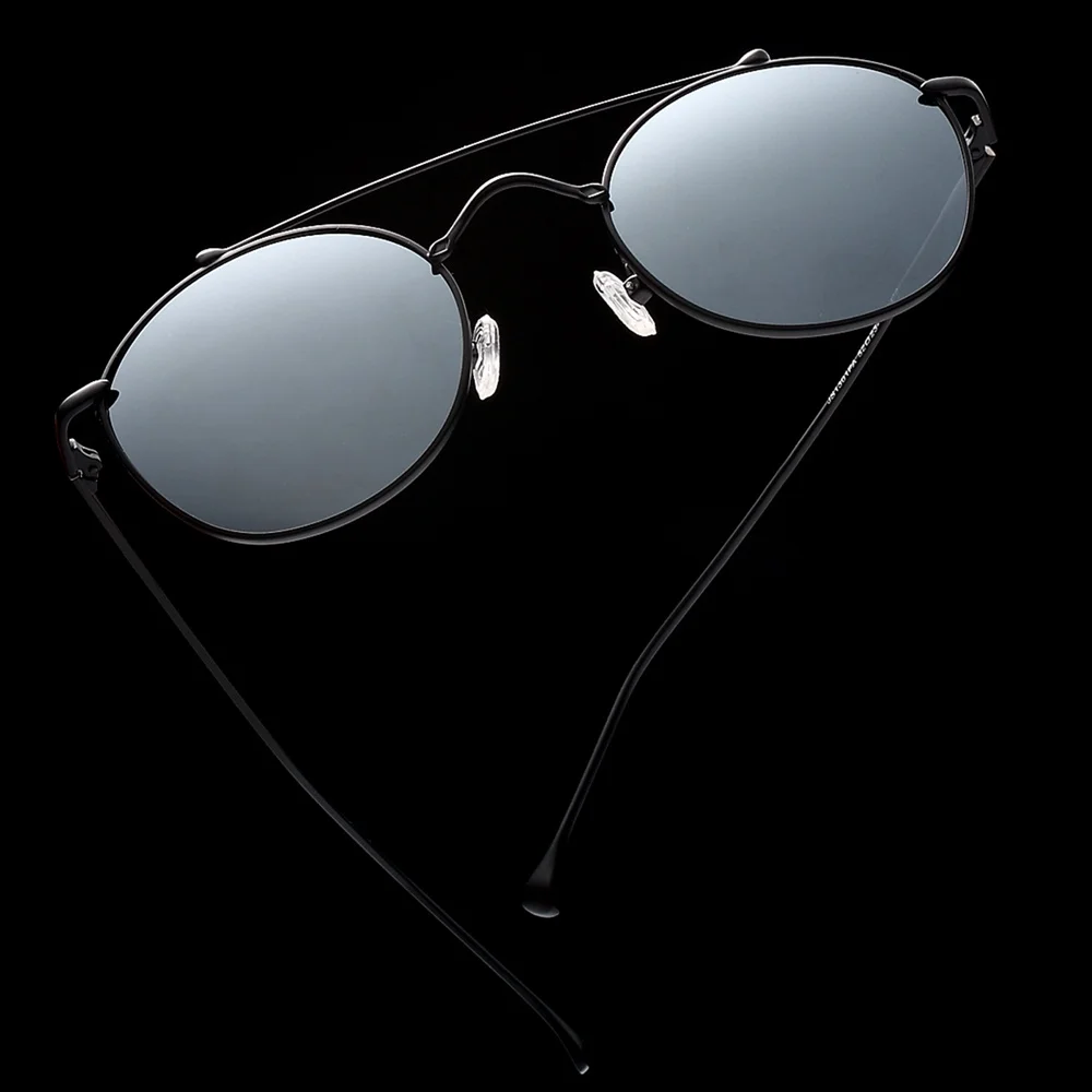 Luxury high quality round frame sunglasses for women 1301 (4)