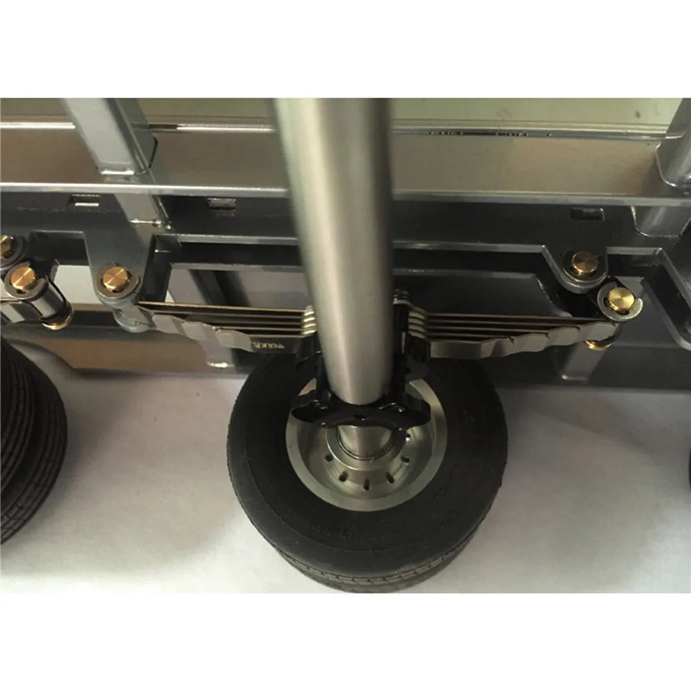 LESU металлическая подвеска мост Набор для 1/14 TAMIYA Радиоуправляемый трейлер тарелка грузовик DIY Модель автомобиля части алюминиевый сплав подвеска ось