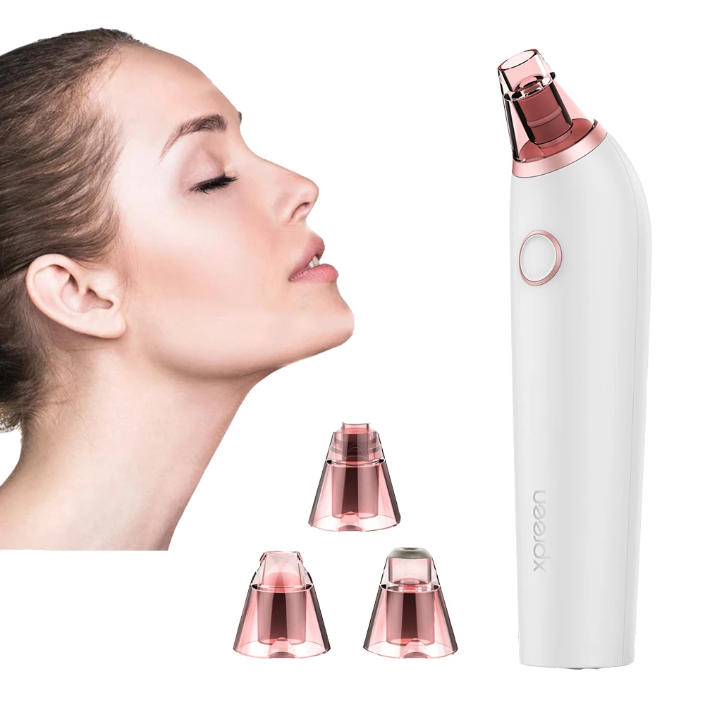 

Blackhead Remover, Pore Vacuum Rechargeable Pore Cleaner with 4 Multi-Functional Probe, Blackhead Vacuum Especially for Acne,Fet
