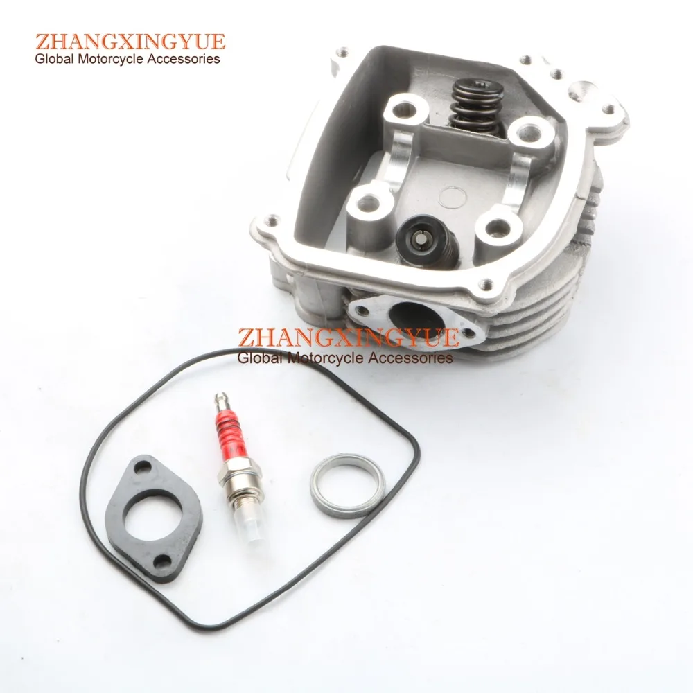 

57.4mm-63mm EGR Cylinder head & A7TC spark plugs & bolts for SunL SL150-18B SL150-6 GY6 150cc 157QMJ 4T
