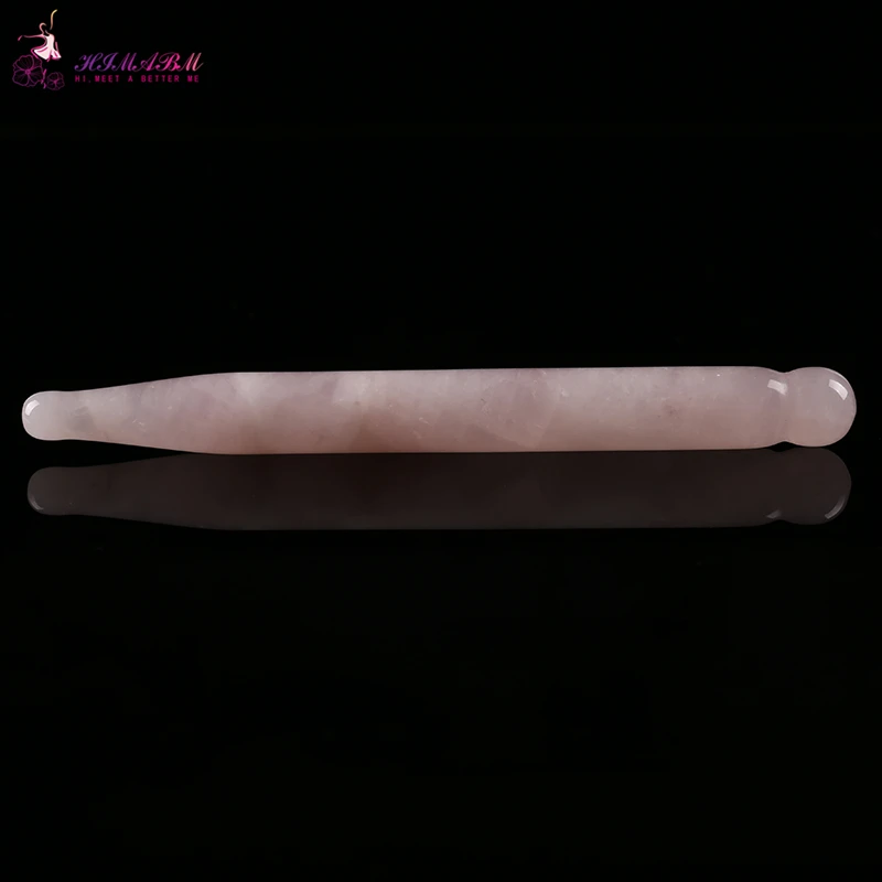 Палочка для массажа лица HIMABM Gua Sha из розового кварца ручной работы палочка