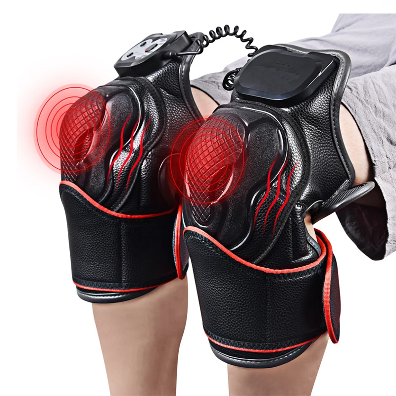 Knee Magnetic Vibration Heating Massager Joint Physiotherapy Massage Electric Massage Pain Relief Rehabilitation Equipment Care