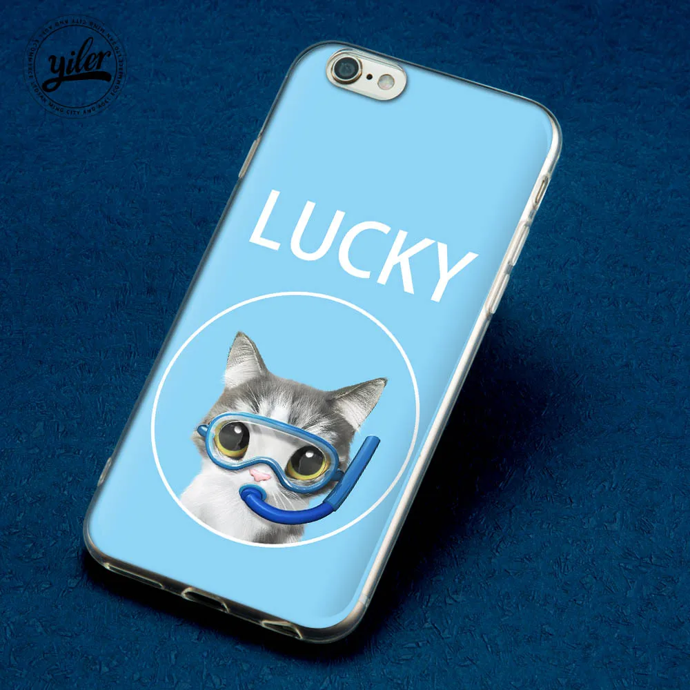 Модный чехол Lucky Dog Pink Cat Coque чехол для iPhone 7 для iPhone XS Max чехол для iPhone 6 S Чехол 7 plus 5 5S SE 8 6 7 X чехлы