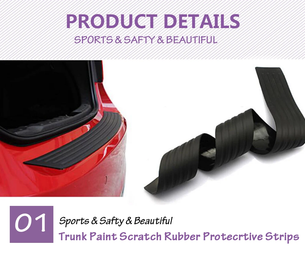 BEMOST автомобильный резиновый Задний защитный бампер защитная накладка на царапины наклейка для Subaru XV Forester Legacy Outback Impreza Justy