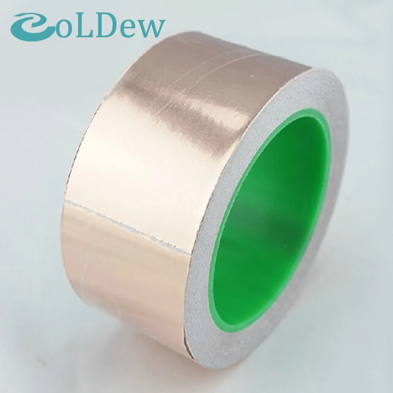 

Different width 55mm*20m copper double sided copper foil tape conductive copper foil tape FREE SHIPPING