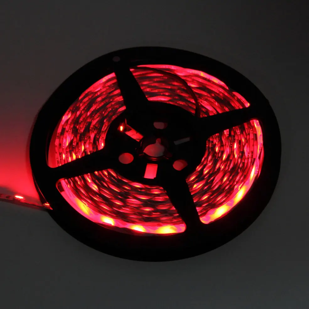 

2 PCS 5M 16ft 5050 SMD Non-Waterproof 300 LEDs Flexible Light LED Sticky Strip 12V