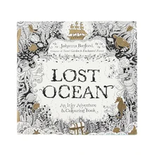 Secret Garden Serie LOST OCEAN Adult Coloring Colouring Books For Relieve Stress Kill Time Painting Drawing Book