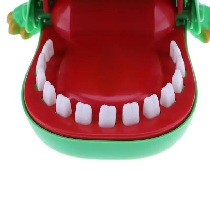 Крокодил Рот стоматологический кусает за палец игрушка Большой Крокодил тянет зубчатый барьер игры игрушки дети для шуток, розыгрышей игрушка для детей подарок