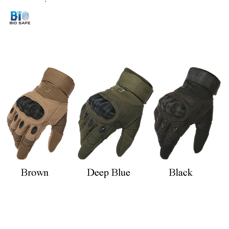 

[Bio safe] Outdoor Security Cycling Moto Gloves Anti Cut Skid Tactical Protect Safety Breathable Self Defense Glove