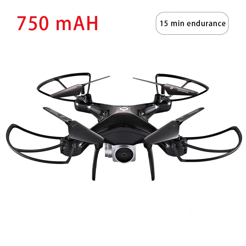Upgrate Дрон с камерой 1080P HD белый Hover Helikopter VS X52 Дрон RC Дрон Full hd-камера Дрон профессиональный - Цвет: black with camera