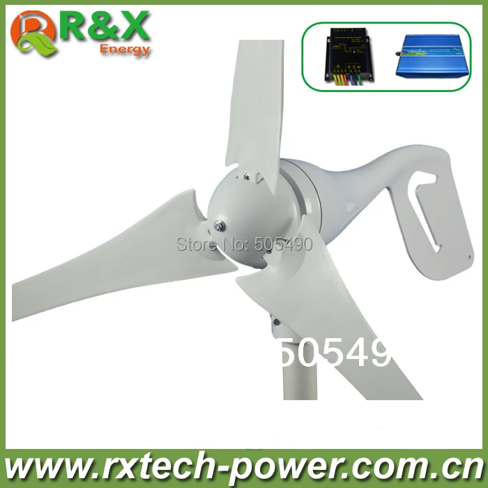 

Windmill generator 400w rated, 400W wind turbine generator+wind/solar hybrid controller(LED display)+600W off grid inverter.