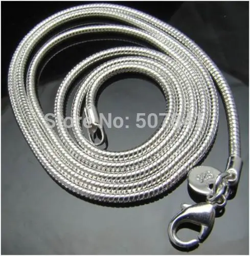 Цепочка в виде змеи 2 мм 16 24 дюйма|jewelry tree for necklaces|necklace jewelry holdernecklace |