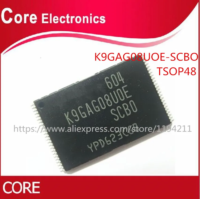 

10pcs/lot K9GAG08UOE-SCBO K9GAG08U0E-SCB0 K9GAG08UOE K9GAG08U0E TSOP48