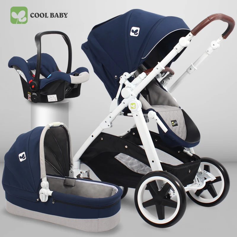 CoolBaby детская коляска высокий пейзаж европейская двухсторонняя складная