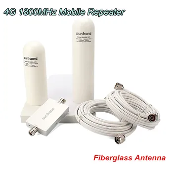 

Original SUNHANS 4G 1800MHz (Compatible 2G/3G) Cell Phone Repeater Mobile Signal Booster Glass steel antenna Signal Amplifier