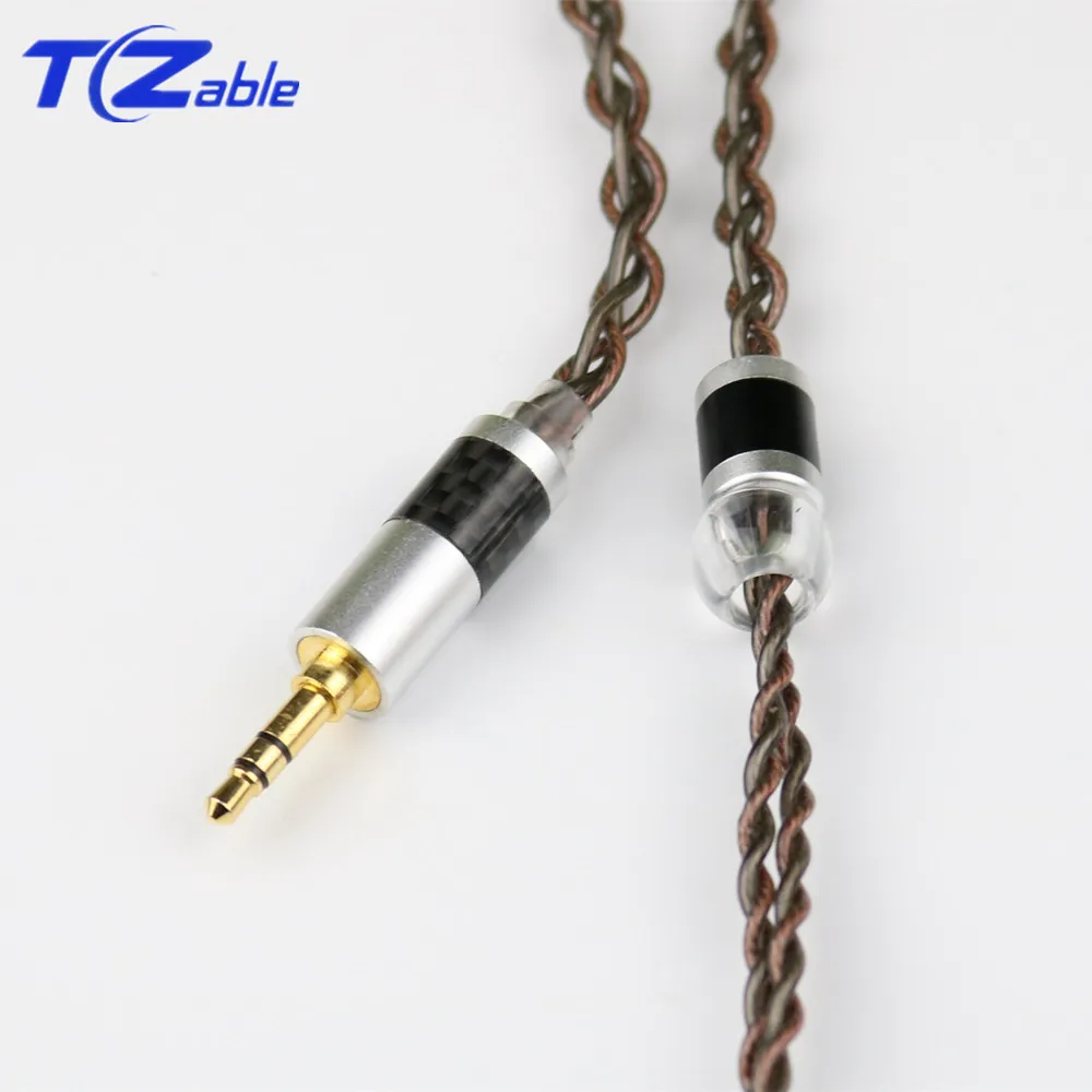 Hi Fi кабель для наушников IM A2DC MMCX ie80 0 78 Pin сделай сам гарнитуры с однокристальным