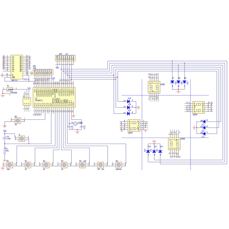 CIRMECH 51 SCM дорожный светильник DIY kit Интеллектуальный аналоговый дорожный светильник s обучающий эксперимент части игры